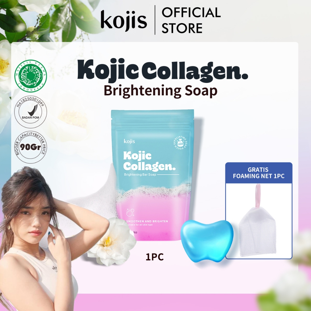 KOJIS Kojic Collagen Sabun Brightening & Glow Body Soap/ Pemutih Wajah Badan pemutih [Offical]