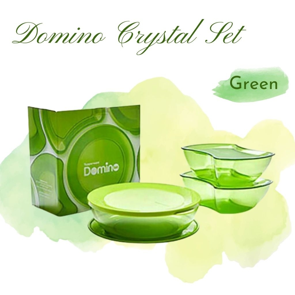 Domino Crystal Set Tupperware