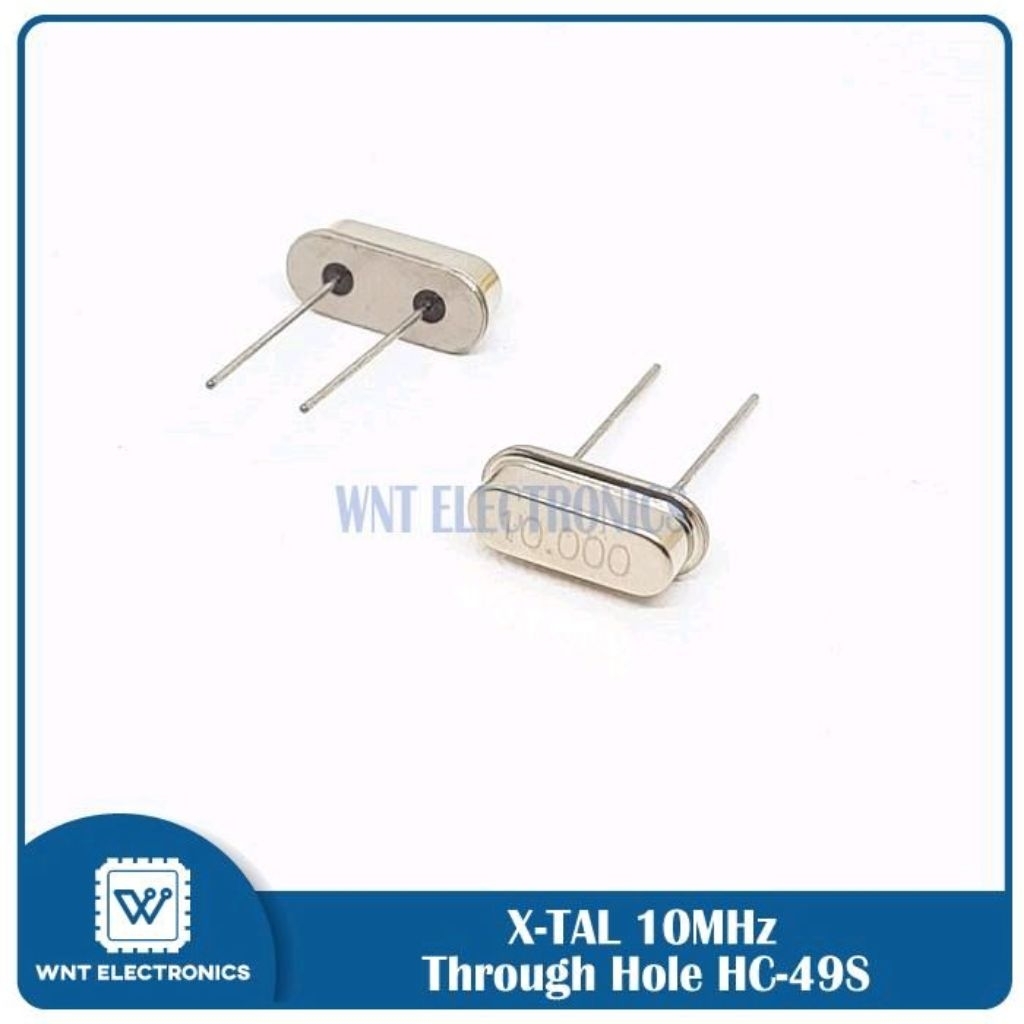 CRYSTAL KRISTAL XTAL 10MHZ 10 MHZ OSILATOR OSCILLATOR THROUGH HOLE