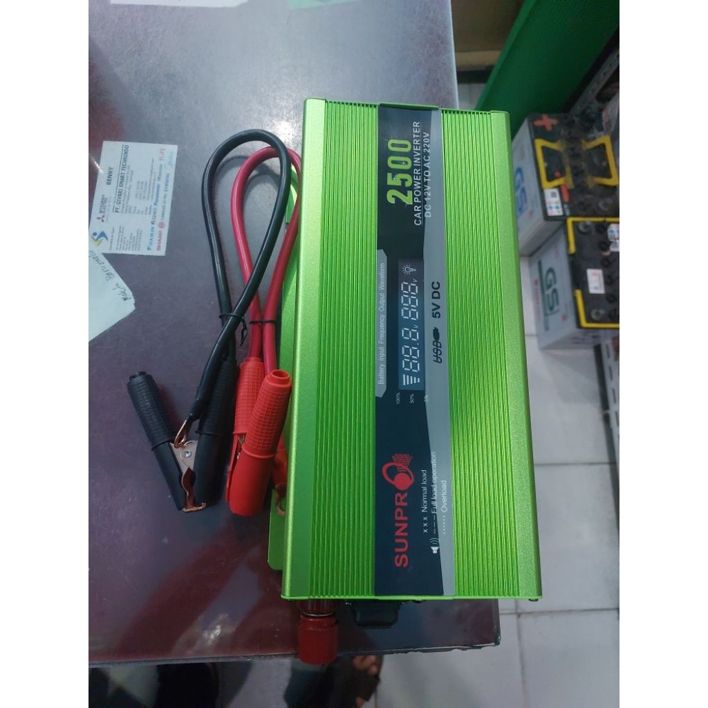 power inverter pi-2500.inverter sunpro 2500wat pakai display