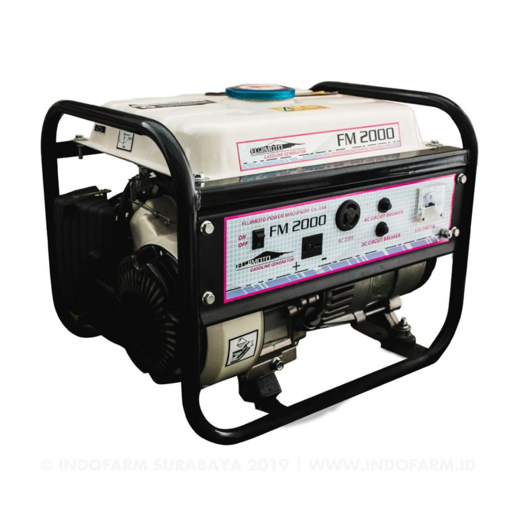 Genset Fujimoto FM 2000 Generator Listrik Bensin 1 phase 900 Watt