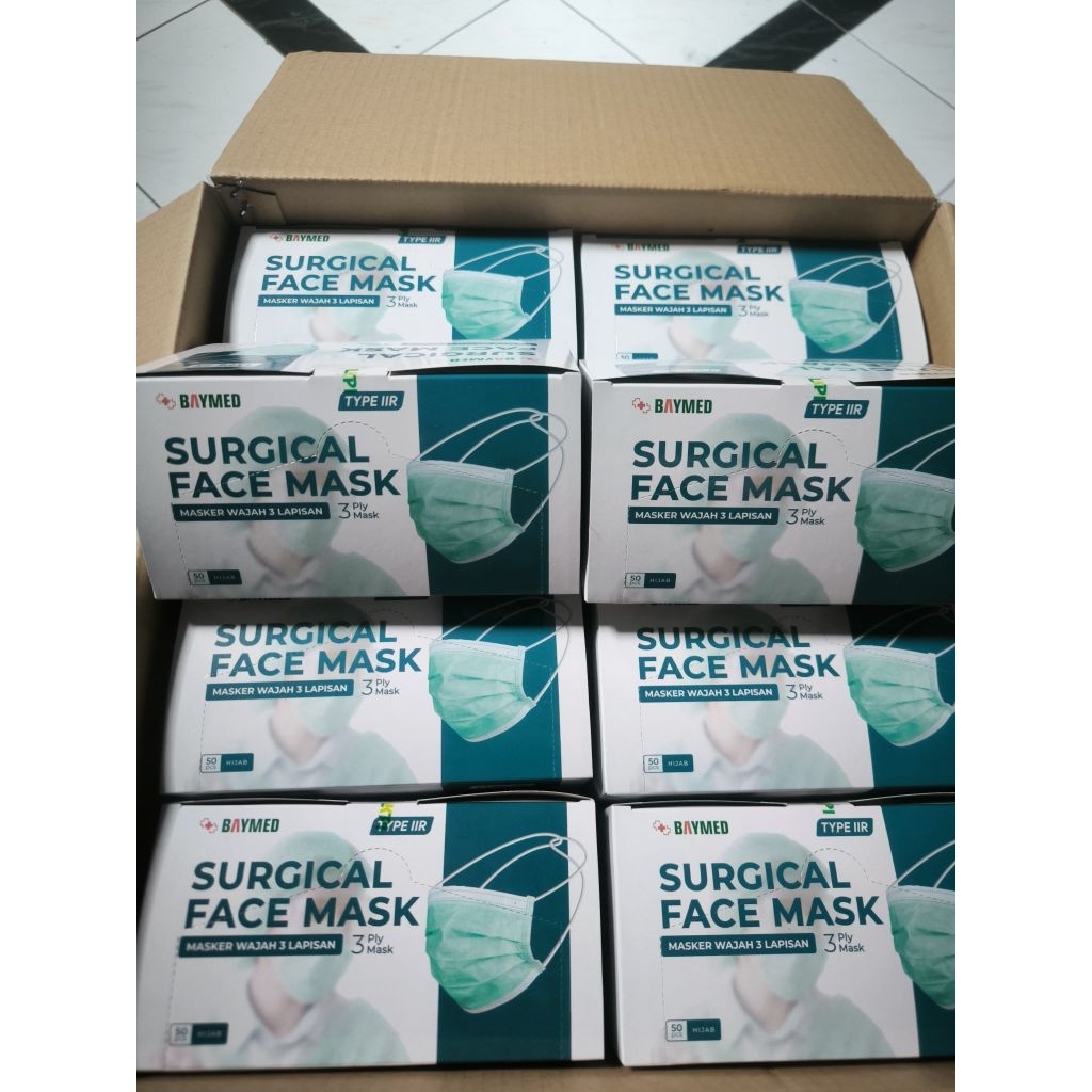 Masker Hijab Baymed / Masker Hijab Isi 50pcs