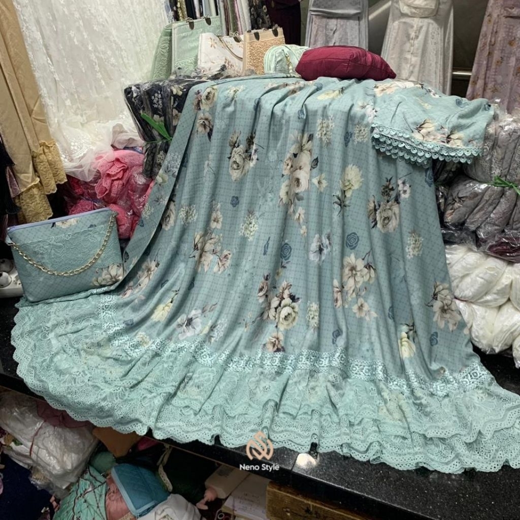 Mukenah Rayon Viscose Premium Terbaru 2026 | Mukenah Rayon Terbaru | Mukenah Dewasa Jumbo | Telekung