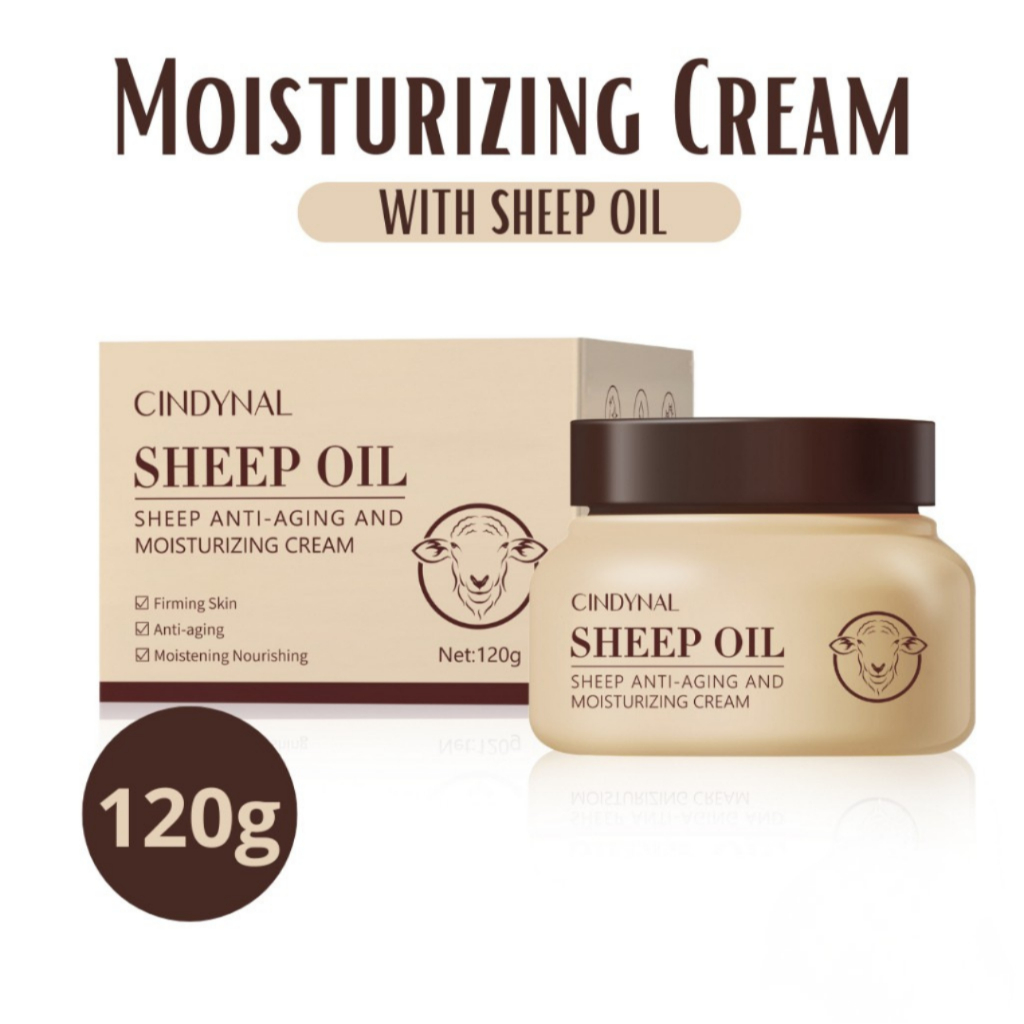 YZKMSKIN - CINDYNAL Sheep Oil Moisturizing Cream Skin Barrier Moisturizer 140GR & 256GR / Cream Goat