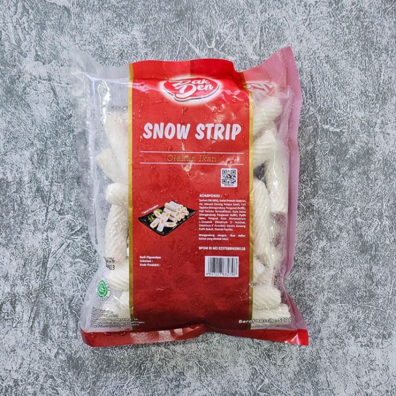Pak Den Snow Strip 200gr Frozen Food