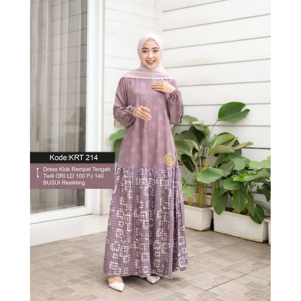 Gamis twill ori by Elzhaf ld 100