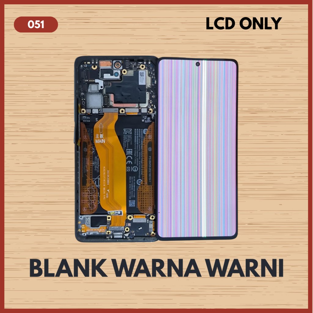 LCD FRAME ORIGINAL MI 11T  MI 11T / 11T PRO MI11T MINUS LAYAR BERGARIS COPOTAN