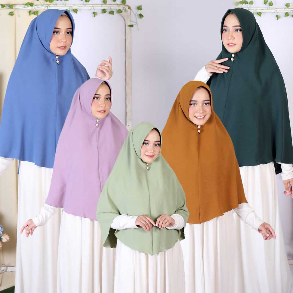 bergo crinkle pet busa antem XL jilbab cringkle jumbo hijab crinkle airflow instan jilbab cringkel