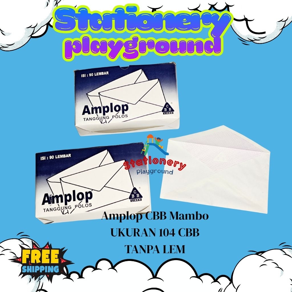 Amplop Putih Polos Sedang Tanggung 104 CBB / Amplop Putih Sedang Tanggung Murah