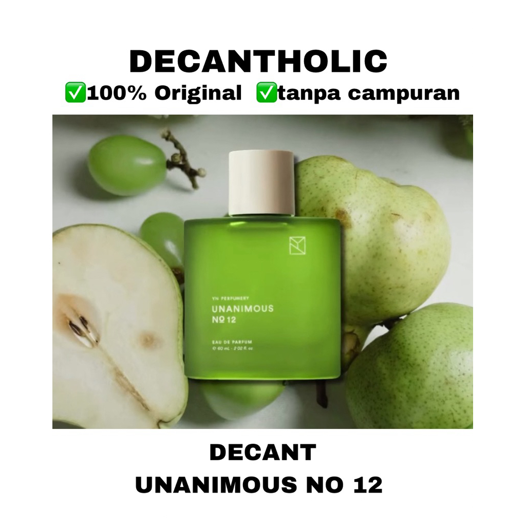 decant UNANIMOUS NO 12 YN PERFUMERY