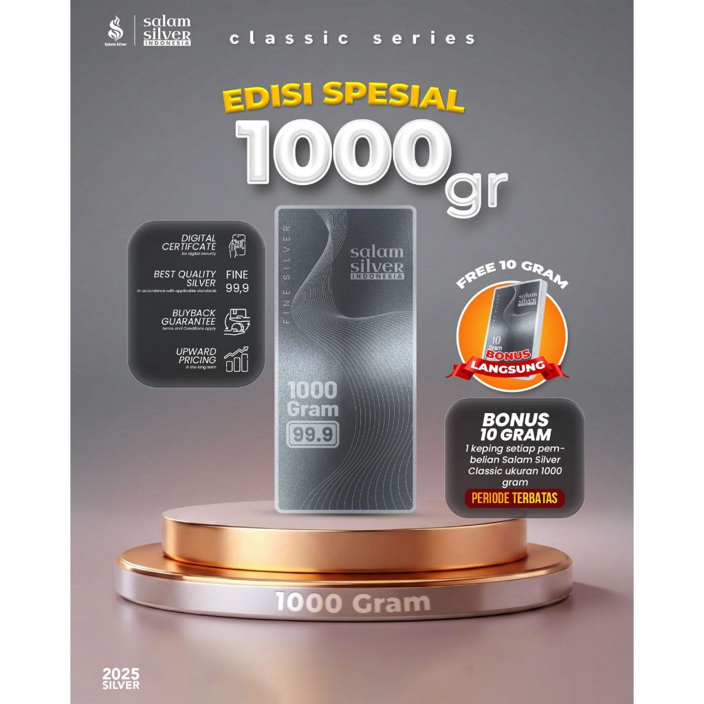SALAM SILVER - FINE SILVER 999