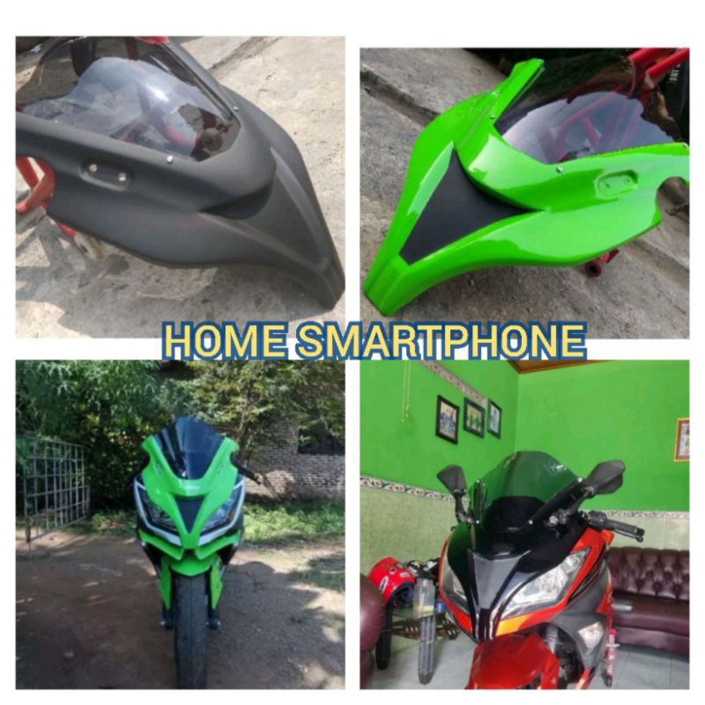 Cover Headlamp topeng Kawasaki Ninja 250fi 300fi model zx636