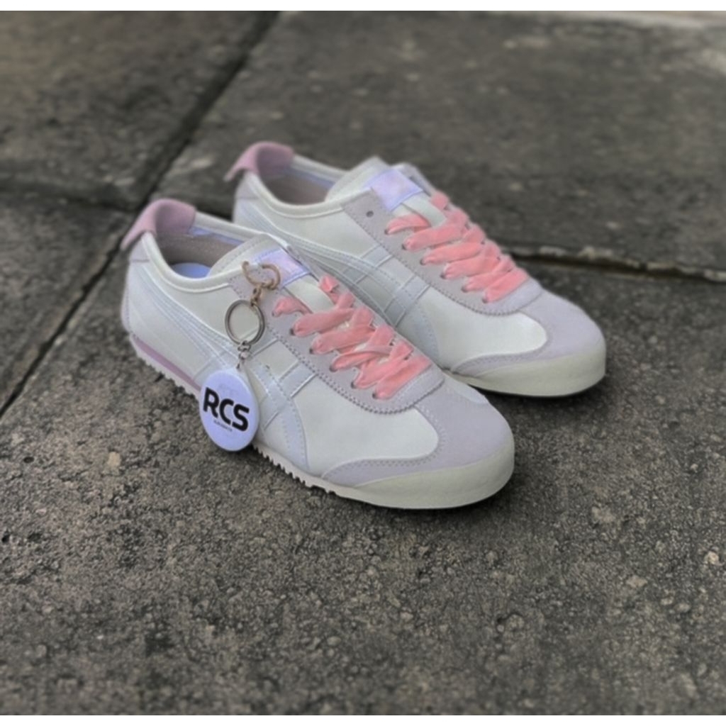(RCSSBY) Sepatu Sneakers Wanita Ontsuka Mexico 66 Breeze Pink