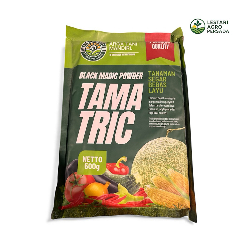 BLACK MAGIC POWDER TAMA TRIC 500gr || TRICODERMA DAN PUPUK MIKRO KOMPLITE || KENDALIKAN LAYU SERTA N