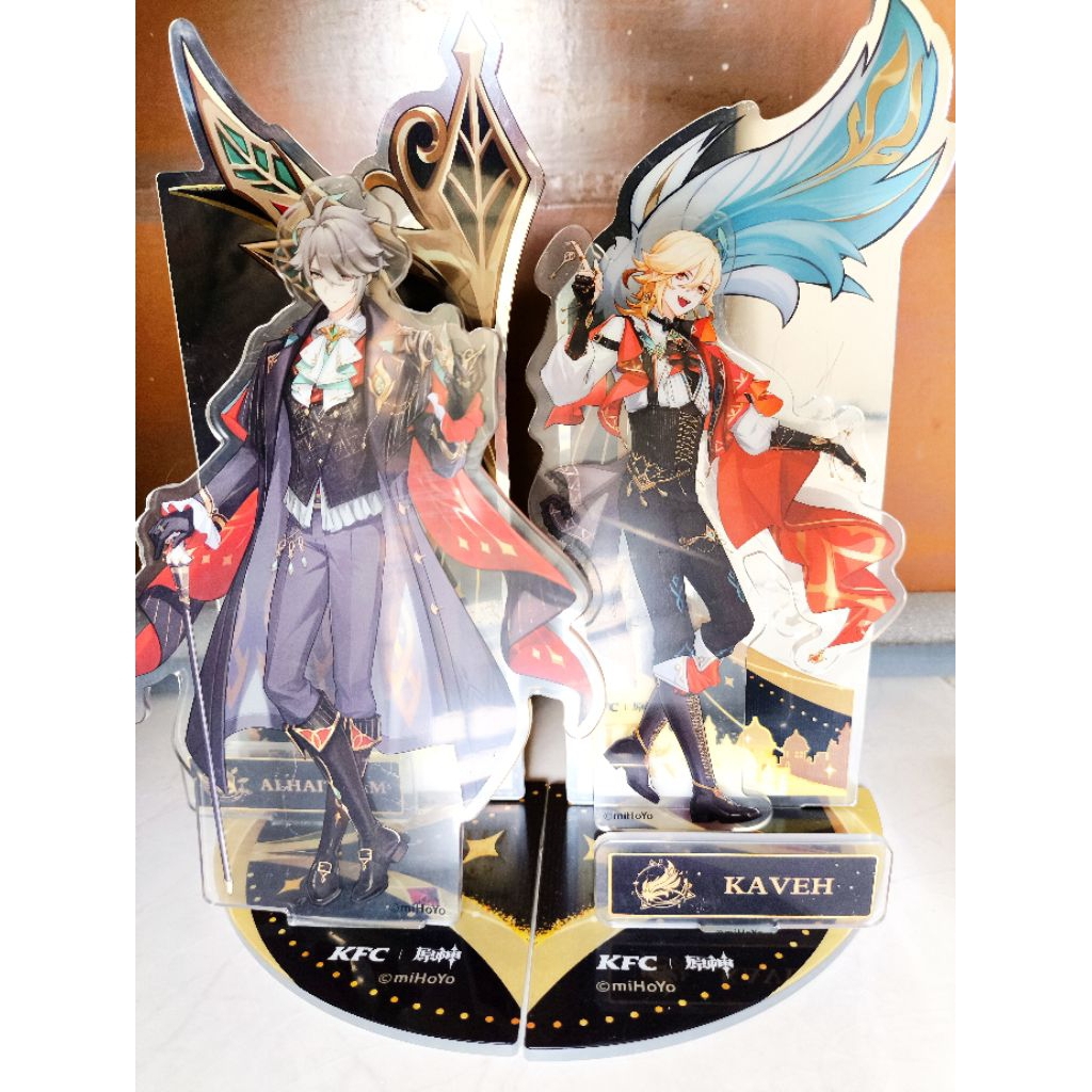 [Ready Stock] Kaveh Alhaitham Acrylic Standee Genshin Impact Collab KFC CN Merch Merchandise Stand