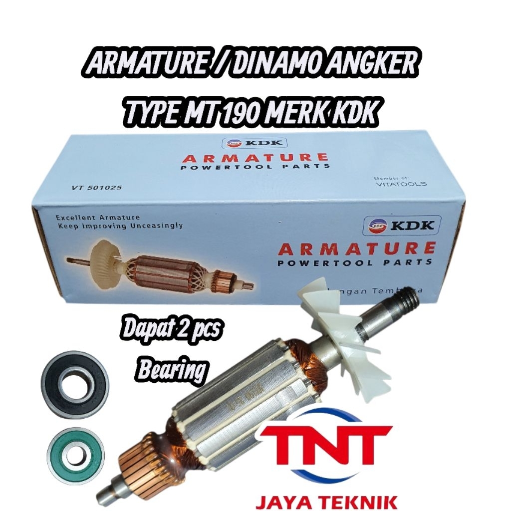 KDK MT 190 ARMATURE / ANGKER MT 190 BUAT PLANER MAKITA MT190 KDK / ARMATURE MT 190 KDK