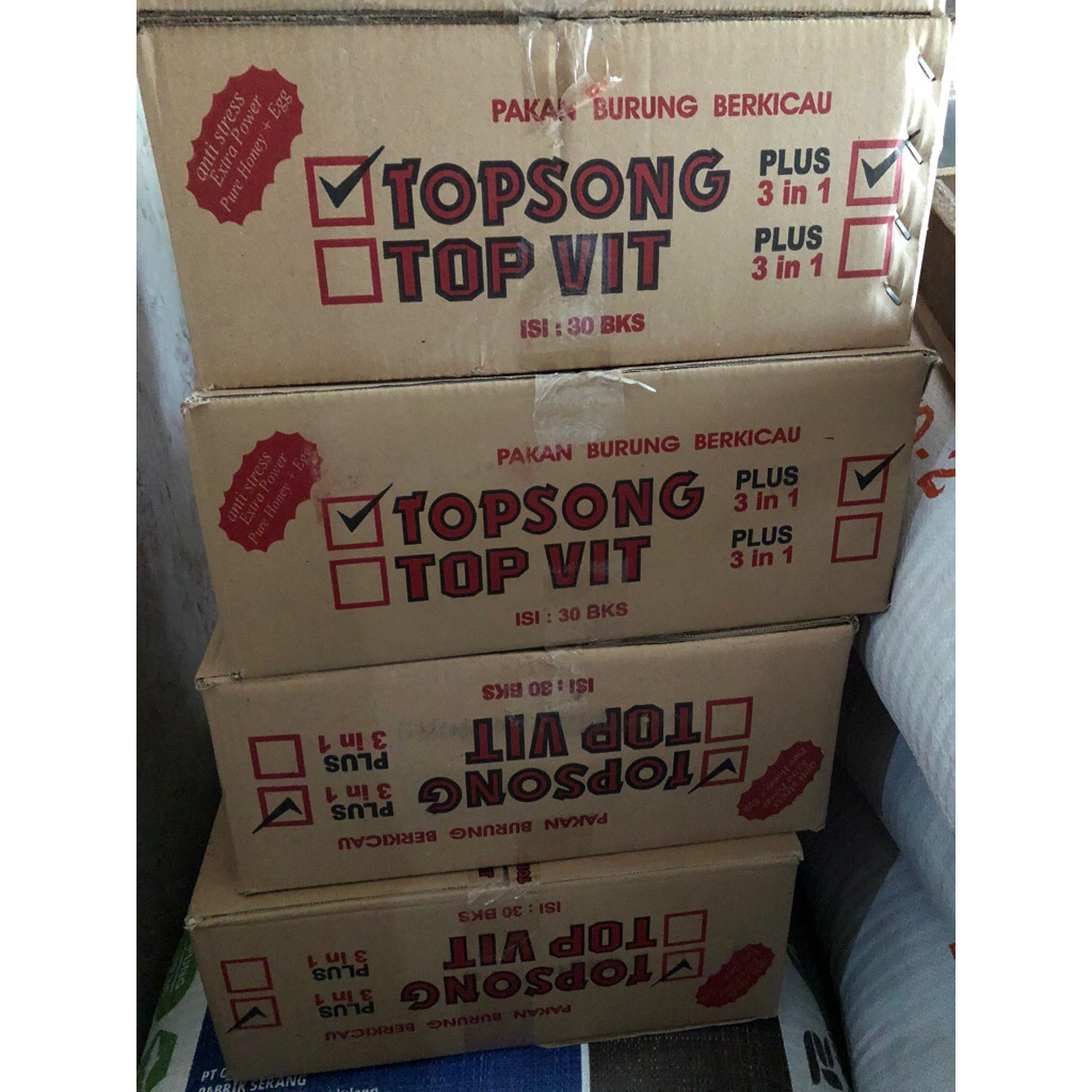 1 DUS TOPSONG PLUS 3 in 1 KUNING / COKLAT PRODUK ORIGINAL