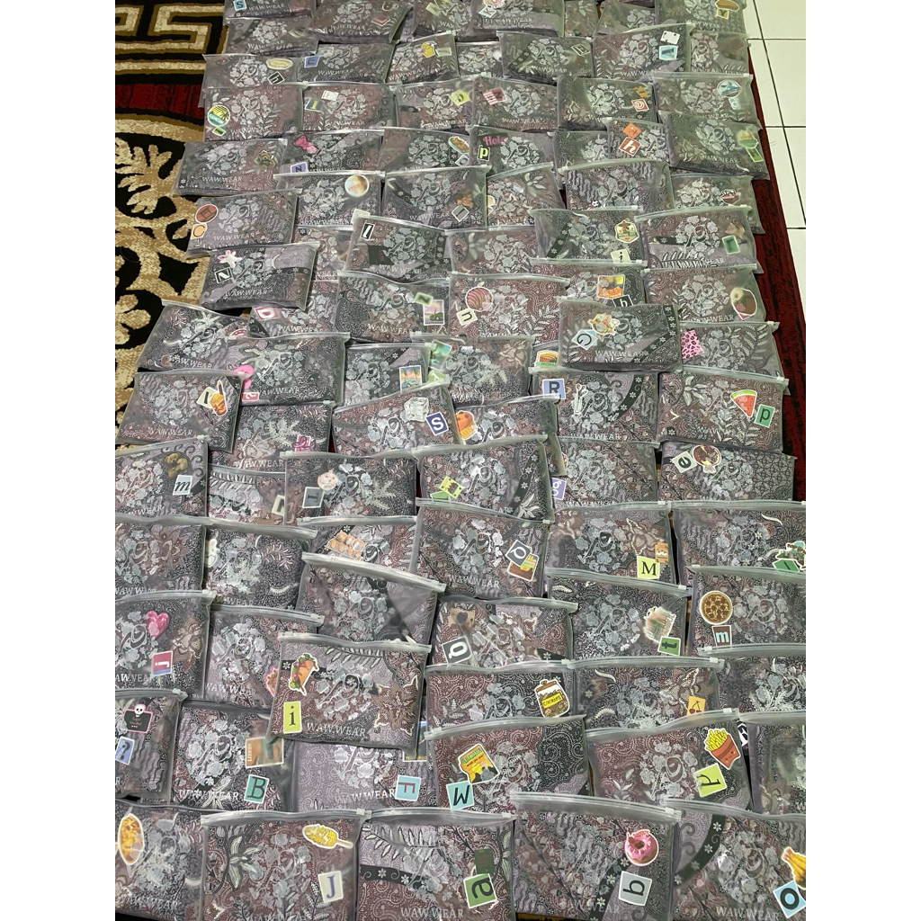 KAIN BATIK ABU BIRU / ABU KUNING / ABU MERAH