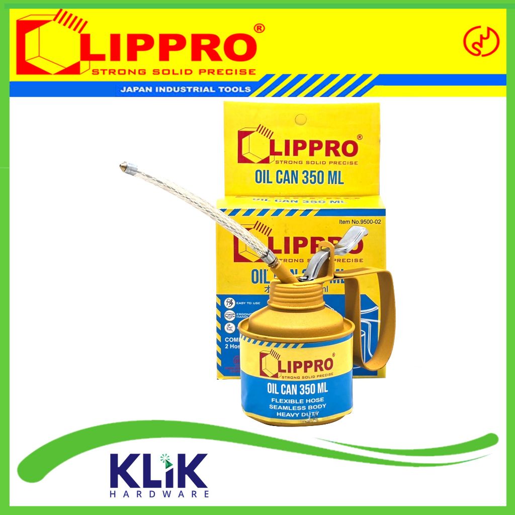 LIPPRO Oli Can 350 ml Oil Can - Botol Kaleng Semprotan Oli 350 cc
