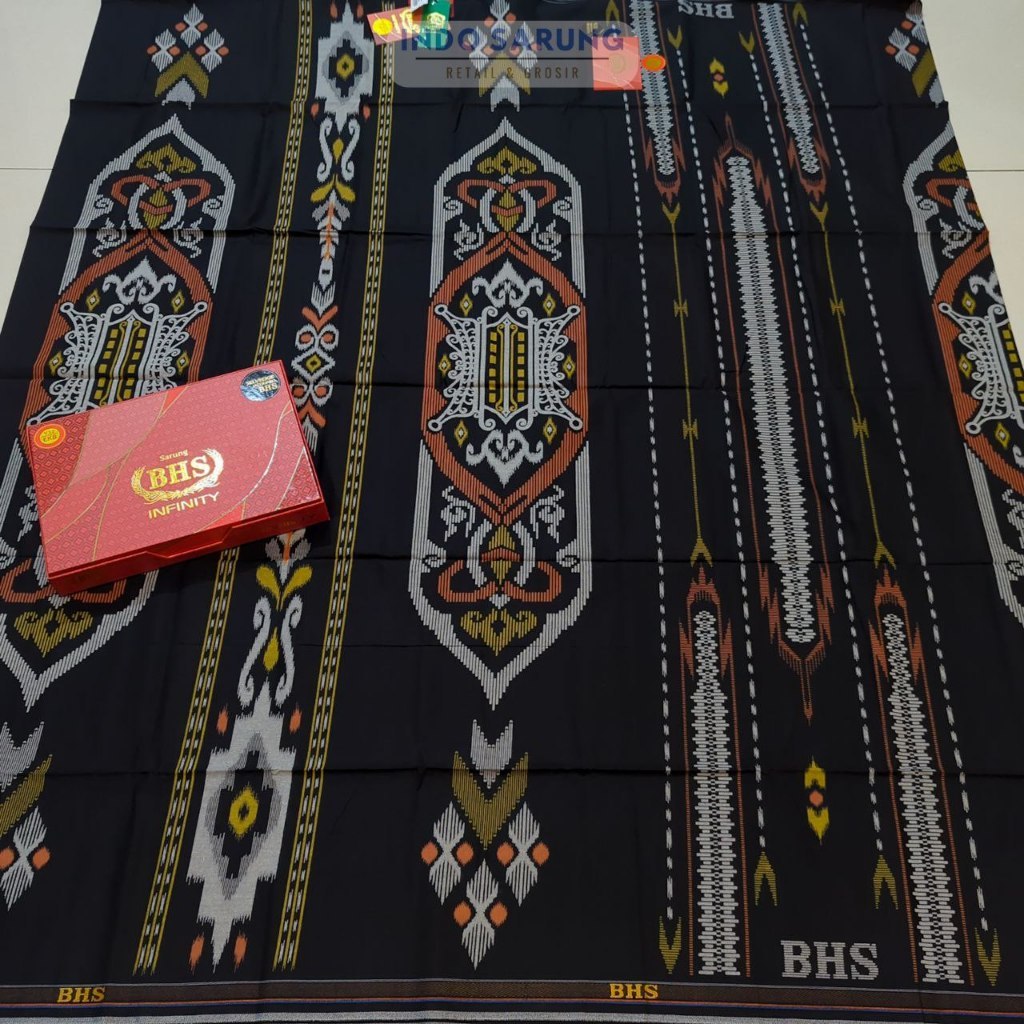BHS INFINITY GOLD Sarung Premium Original | Offcial Ori Asli Murah Hitam Putih PKE Store