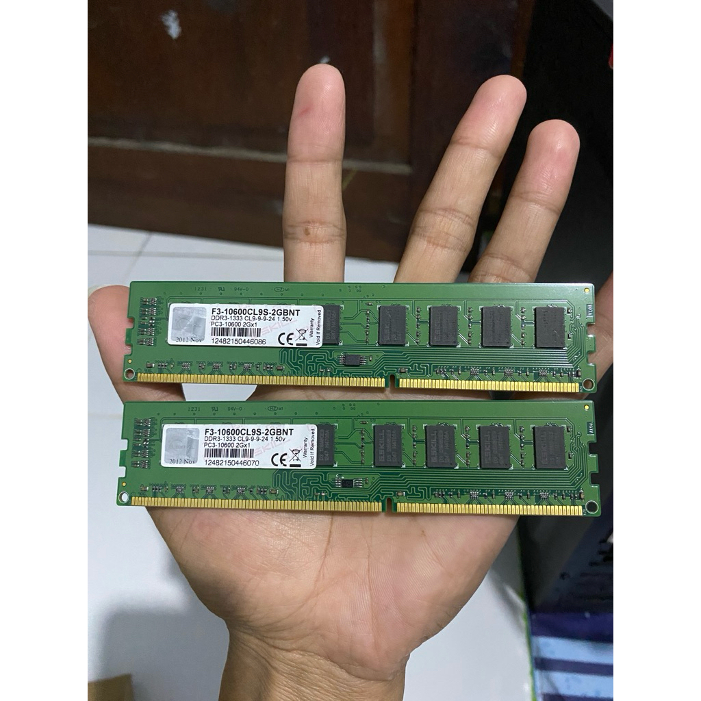 Ram PC 2GB DDR3 10600