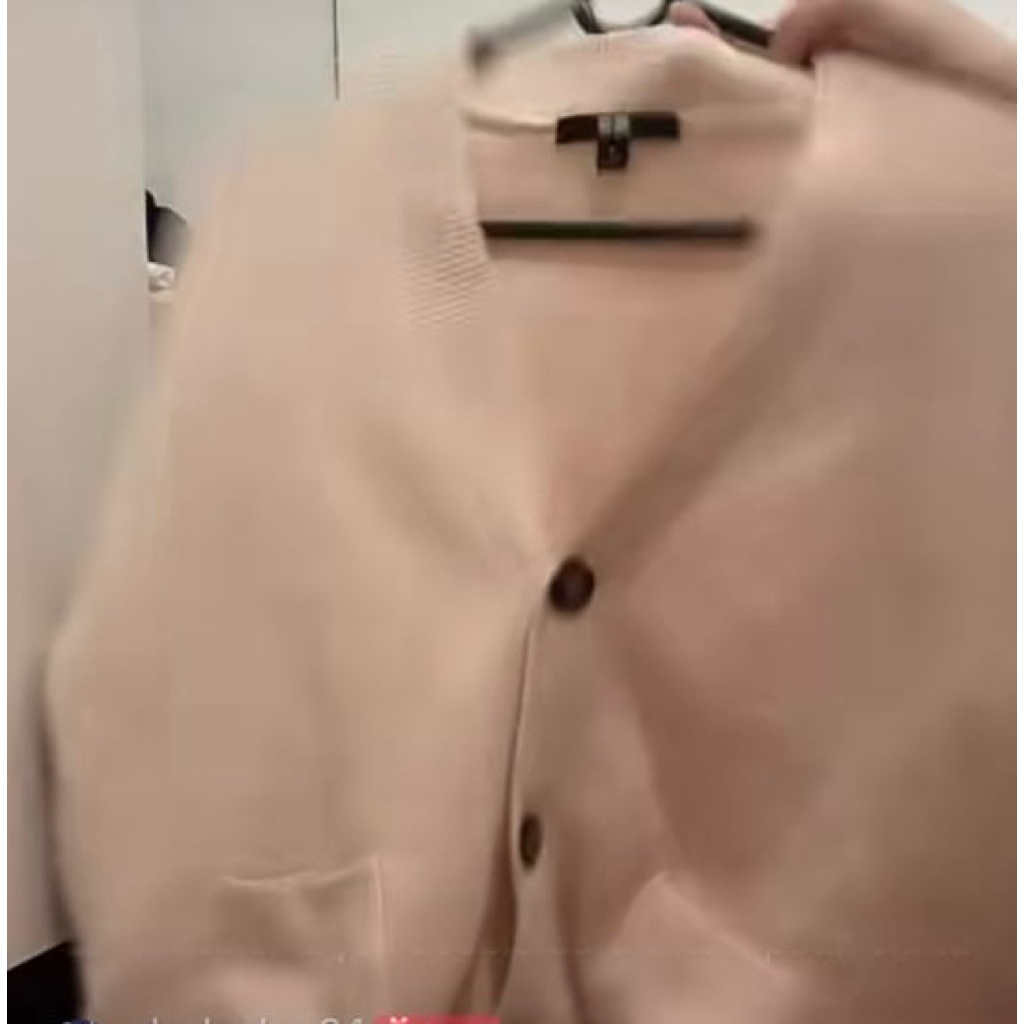 preloved cardigan pink