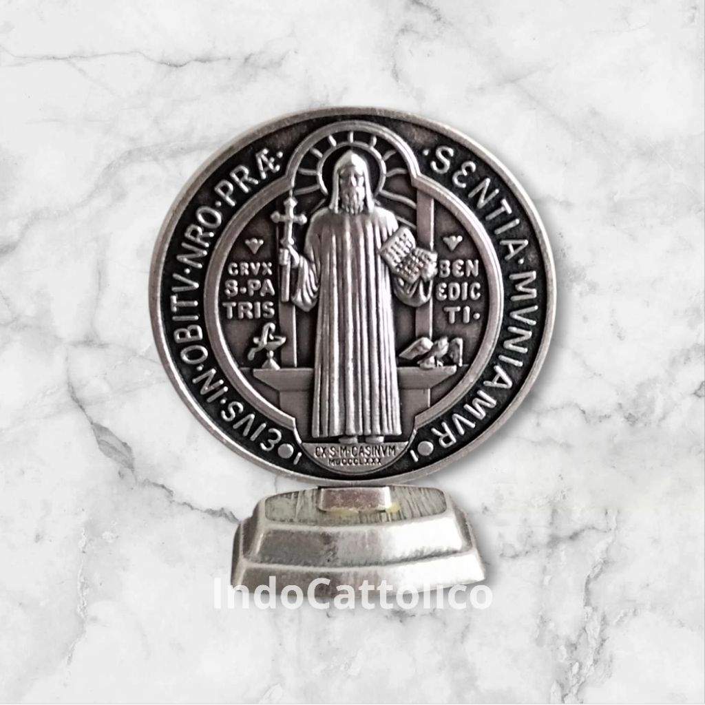 Medali Santo Benediktus|Pajangan St.Benediktus|ORIGINAL ITALY