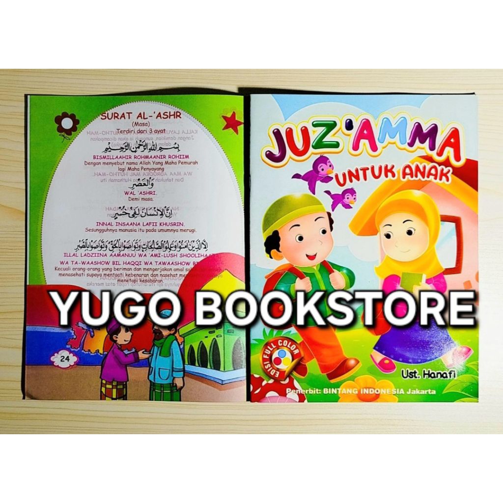 BUKU JUZ AMMA UNTUK ANAK ORIGINAL FULL COLOUR UKURAN BESAR