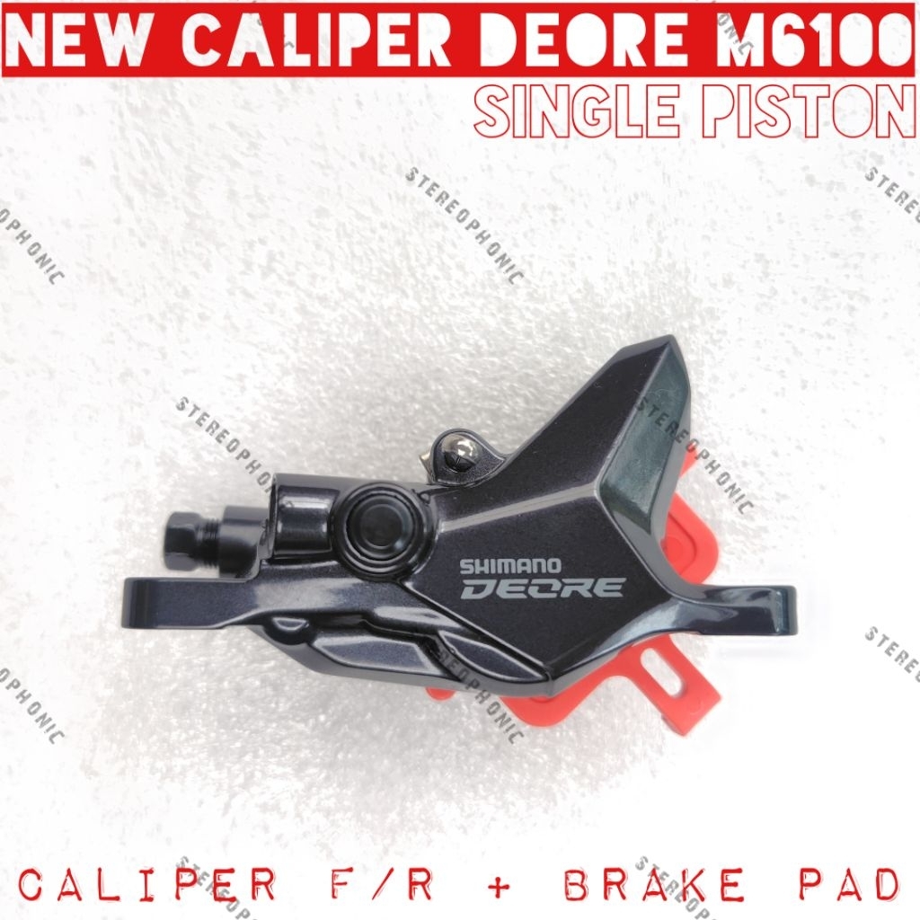 NEW ORIGINAL SHIMANO Caliper SINGLE Piston DEORE M6100 Caliper DUAL Piston DEORE Caliper 2 Piston DE