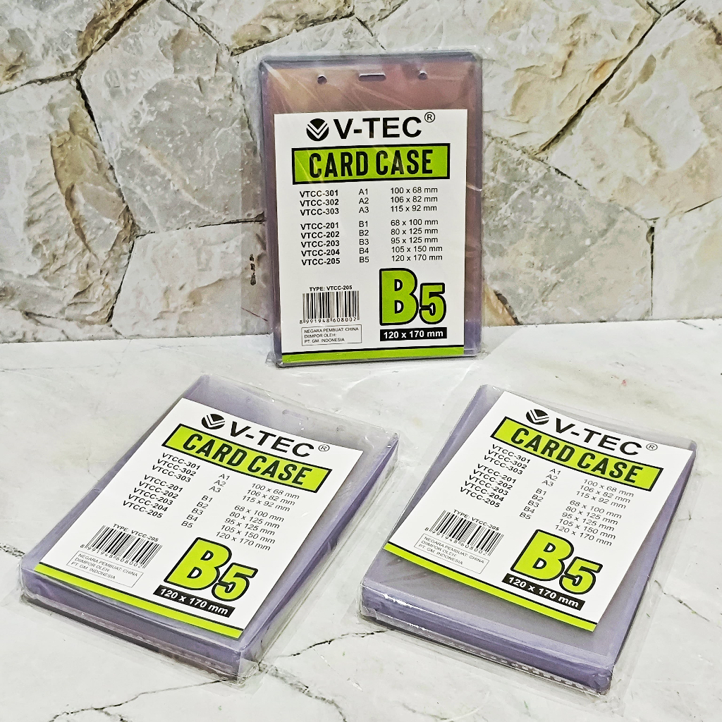 SATU PACK ( 20 PCS ) Plastik Id Card Mika B5