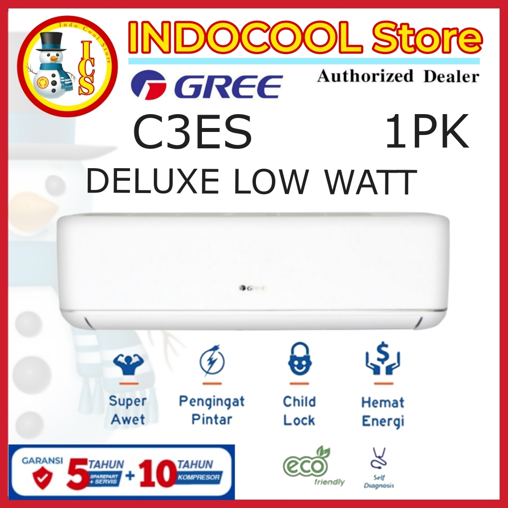 Gree Ac Deluxe Low Watt 1 PK GWC-09C3ES