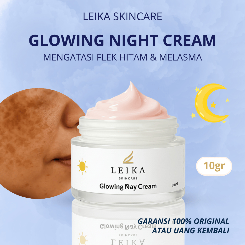 Cream Penghilang Flek Hitam di Wajah - Leika Skincare BPOM Krim Untuk Flek Hitam Obat Flek Hitam