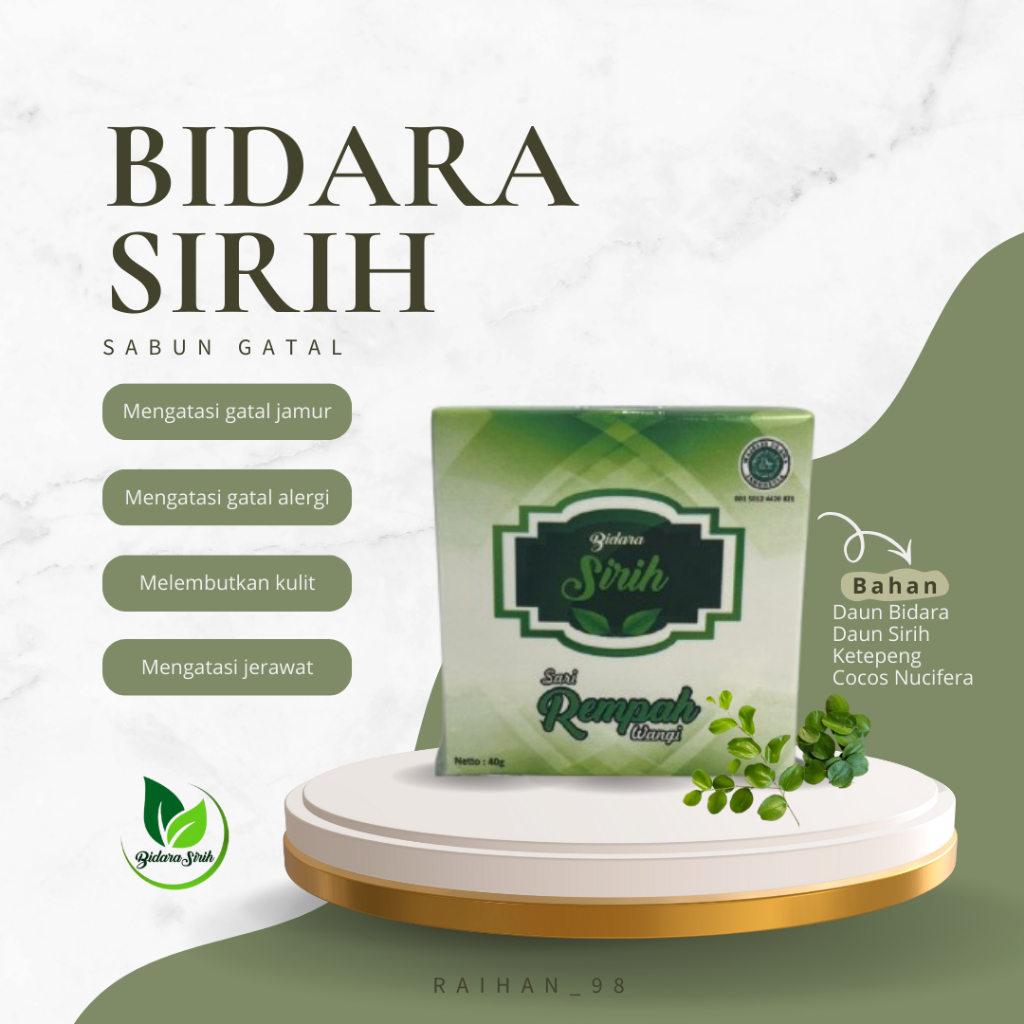 Bidara sirih sabun gatal BPOM halal