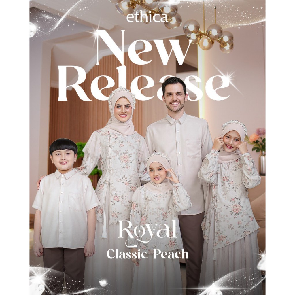 ROYAL CLASSIC PEACH, KAGUMI 371/ KAGUMI KIDS 198/ KAHFI 390/ KAHFI KIDS 289 (ETHICA RUMAH FAIQA)