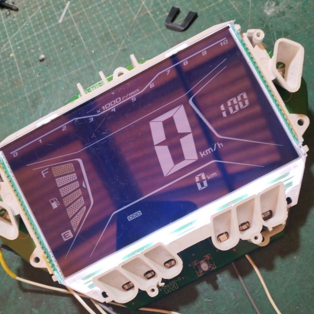 pcb dan lcd spidometer yamaha aerox old