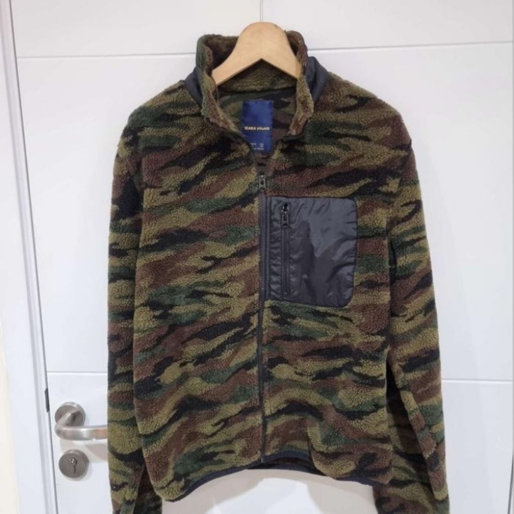 Preloved Jaket Pria Zara Young Army Original
