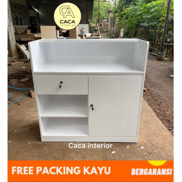 Meja Kasir Toko Meja Belajar Meja Kantor Meja serbaguna Meja Minimalis HPL
