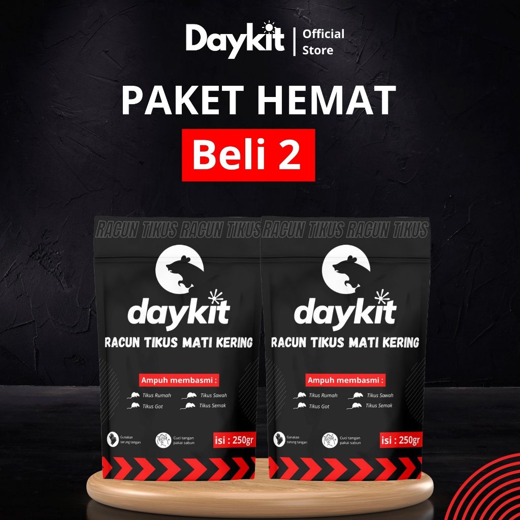 DAYKIT Racun Tikus Ampuh – Obat Pembasmi Tikus untuk Rumah Paling Ampuh Efektif