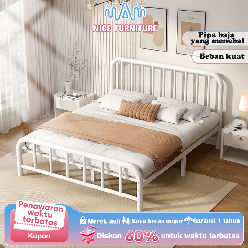 Dipan Tempat Tidur Dipan Rangka Tempat Tidur Besi Dipan Minimalis Design Industrial Ranjang Besi