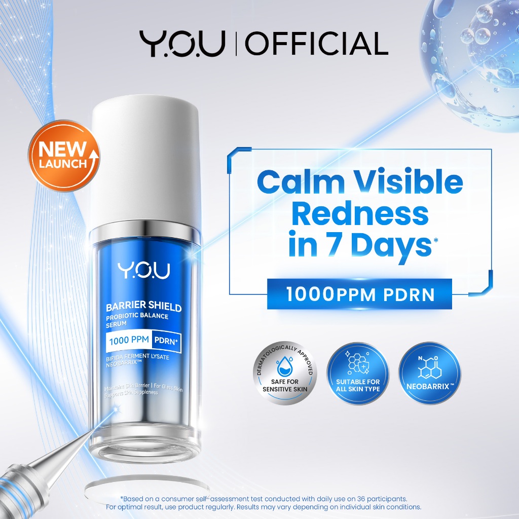 [NEW] YOU BARRIER SHIELD Probiotic Balance Serum 20 ml | Barrier Serum PDRN Glass Skin | 1000pm PDRN