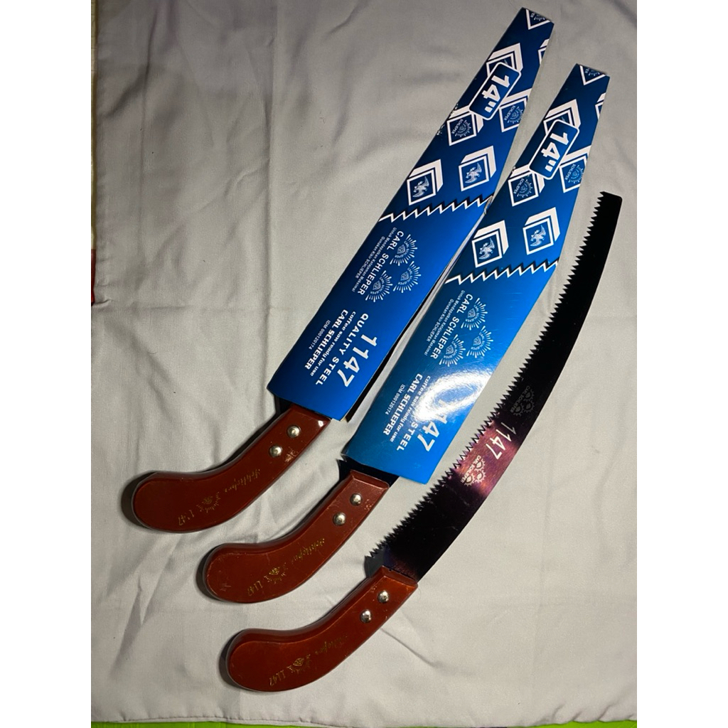 Gergaji Serbaguna Carl Schlieper 1147 | Gergaji Potong Kayu / Ranting | Quality Steel – Gagang Kayu.