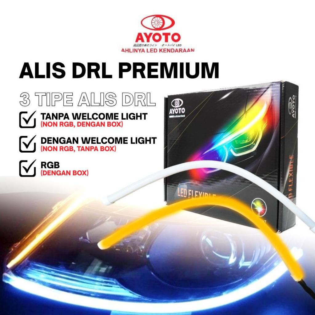 (LIVE) DRL ALIS RGB PREMIUM & DRL ALIS 2 MODE FITUR WELOME 30CM, 60CM