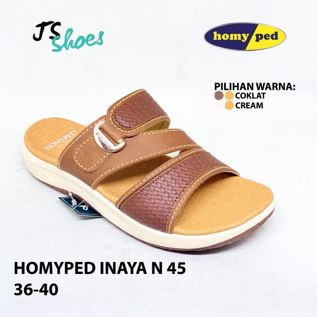 HOMYPED INAYA N 45 - SANDAL SLOP CASUAL WANITA DEWASA MERK HOMYPED ORIGINAL