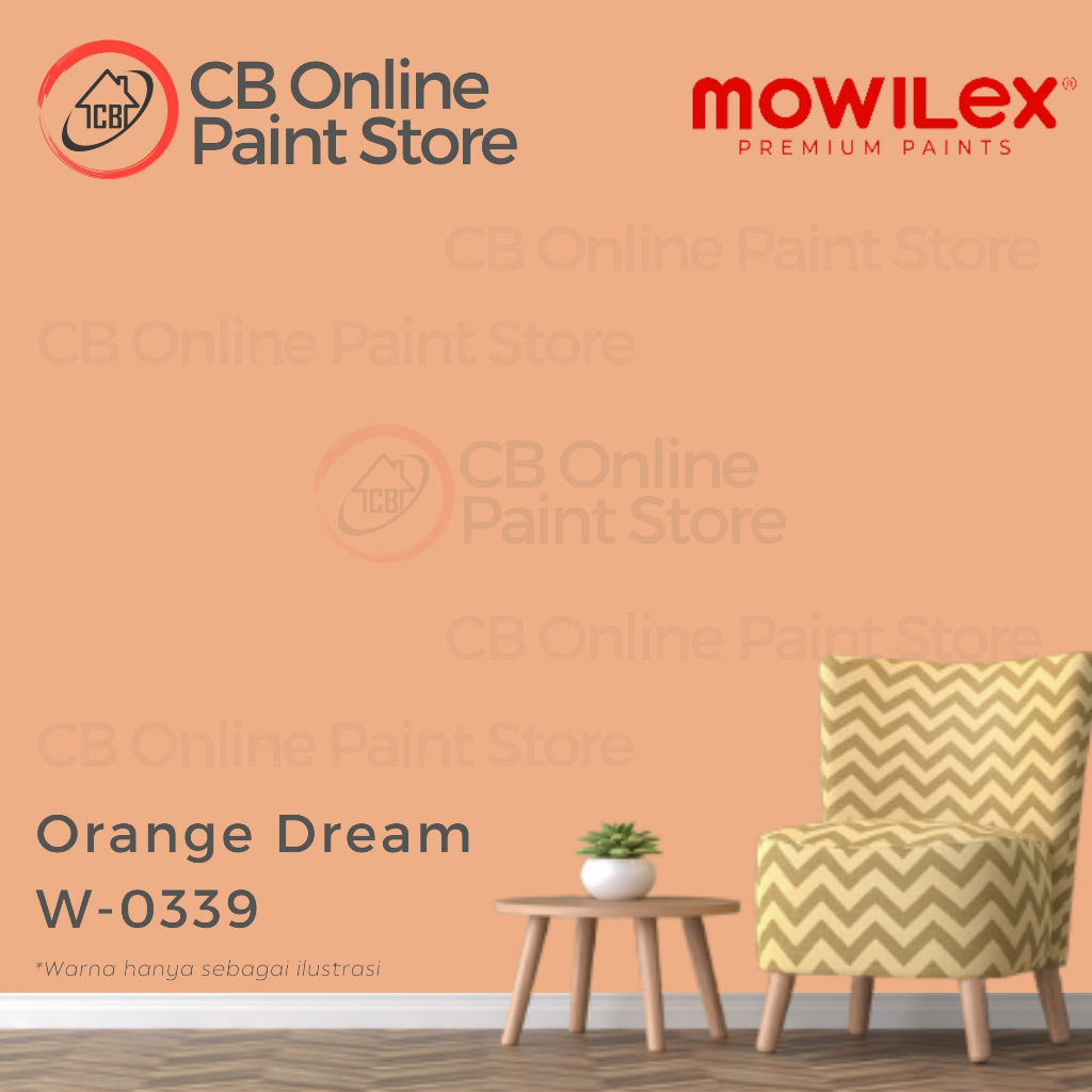 CAT TEMBOK MOWILEX - ORANGE DREAM W-0339 - PAIL