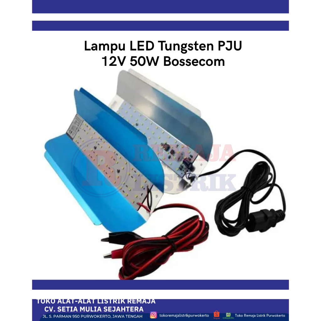 Lampu Tungsten LED 50W 12V Bossecom BE - 9015