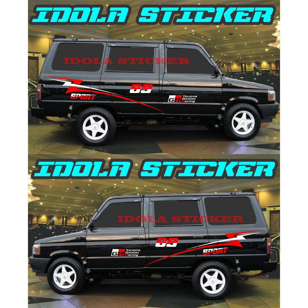 Stiker Mobil Kijang Super Stiker Body Kijang Super Stiker Kijang SUPER