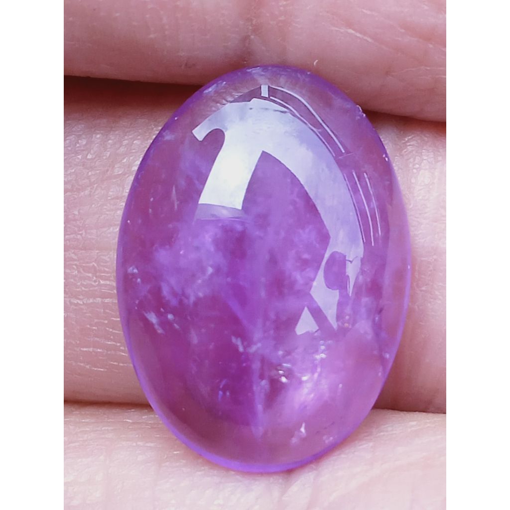 Batu Kecubung Ungu Kendit Cat Eye