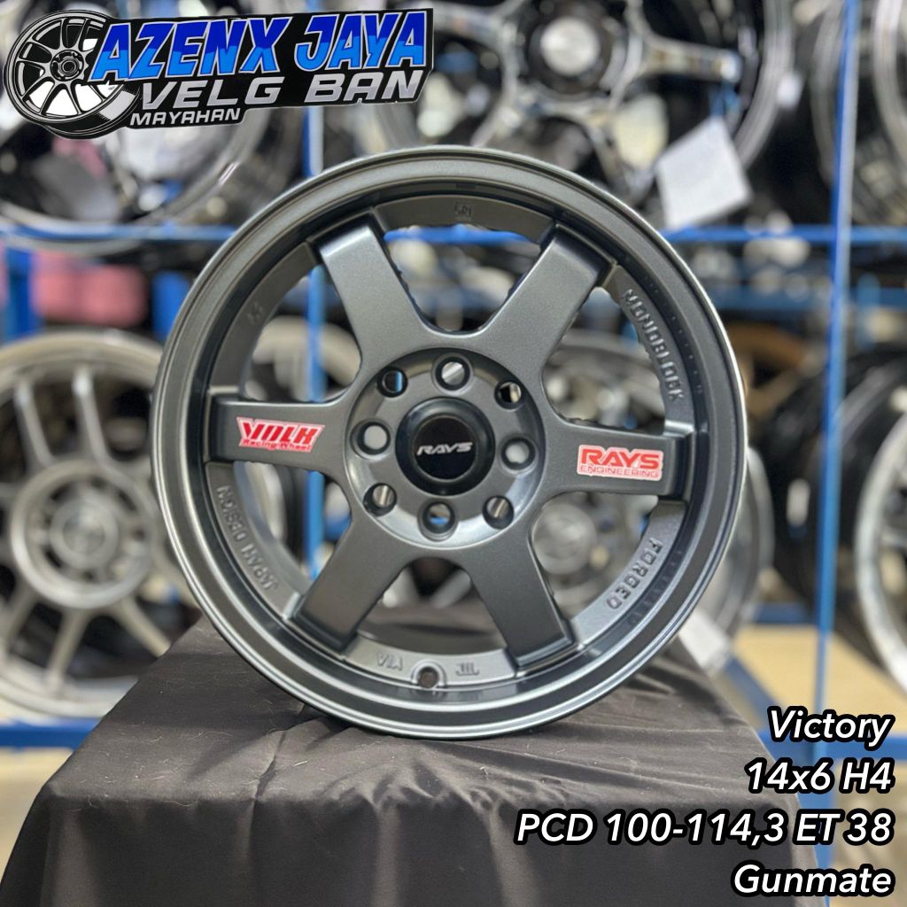 velg mobil TE37 R14