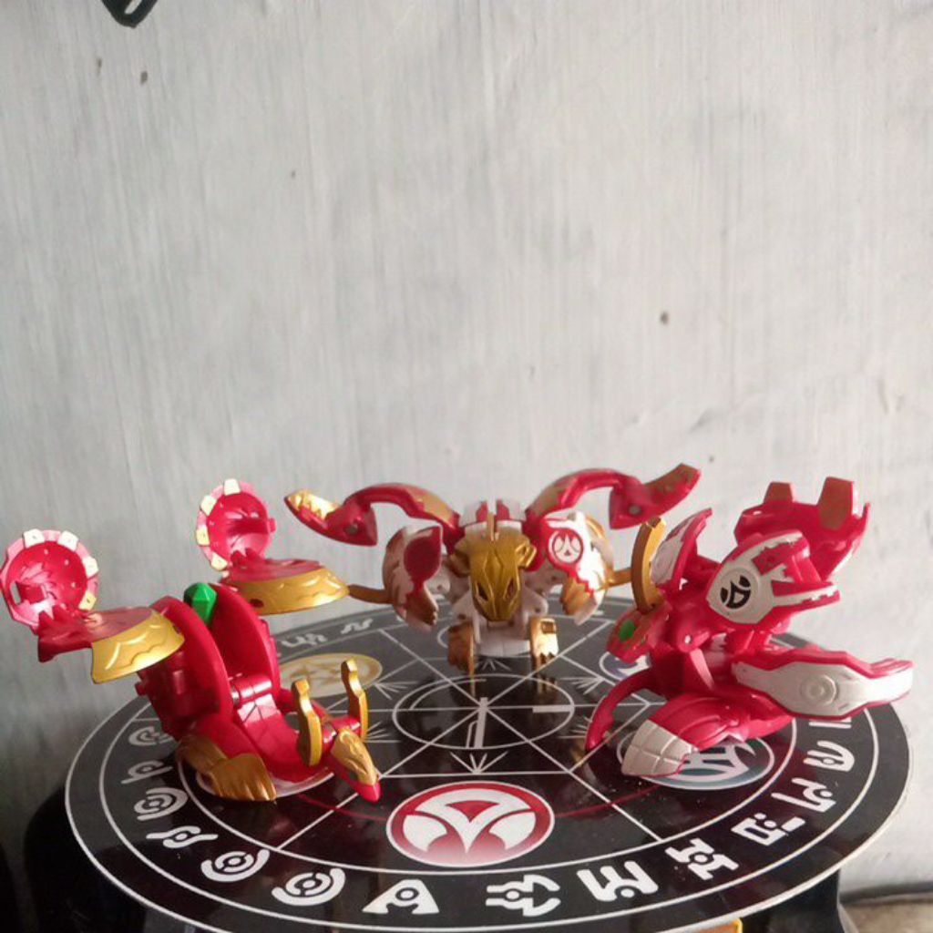 mainan bakugan bakutech pyrus jigen dragoun deck sega toys