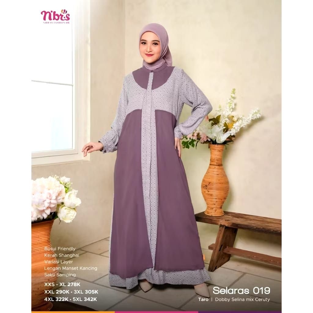 GAMIS NIBRAS SELARAS 019 TARO_GAMIS NIBRAS DISKON TERMURAH_GAMIS NIBRAS TERLARIS_GAMIS NIBRAS TERBAR